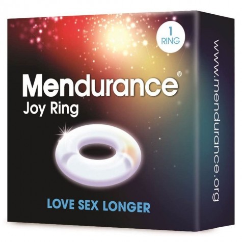 Белое эрекционное кольцо Mendurance Joy Ring